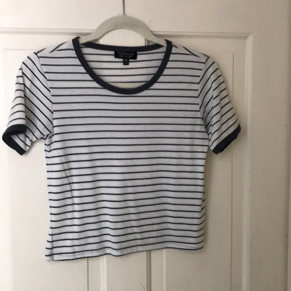 Striped crop top